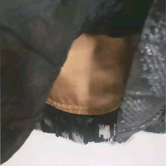 L.A.M.B By Gwen Stefani Silk Lined Dress Women's 4 Black  Pleated Fall 2007 - Picture 7 of 11